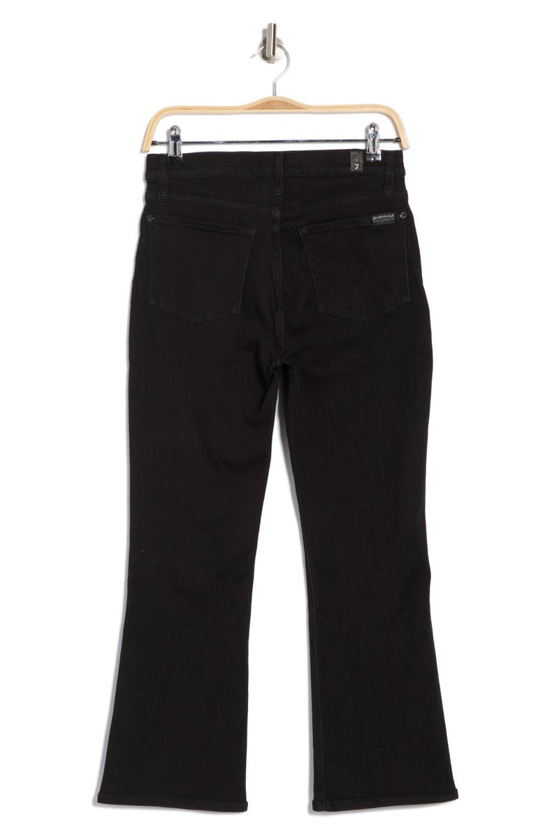 7 For All Mankind High Waist Slim Kick Jeans, Alternate, color, Black