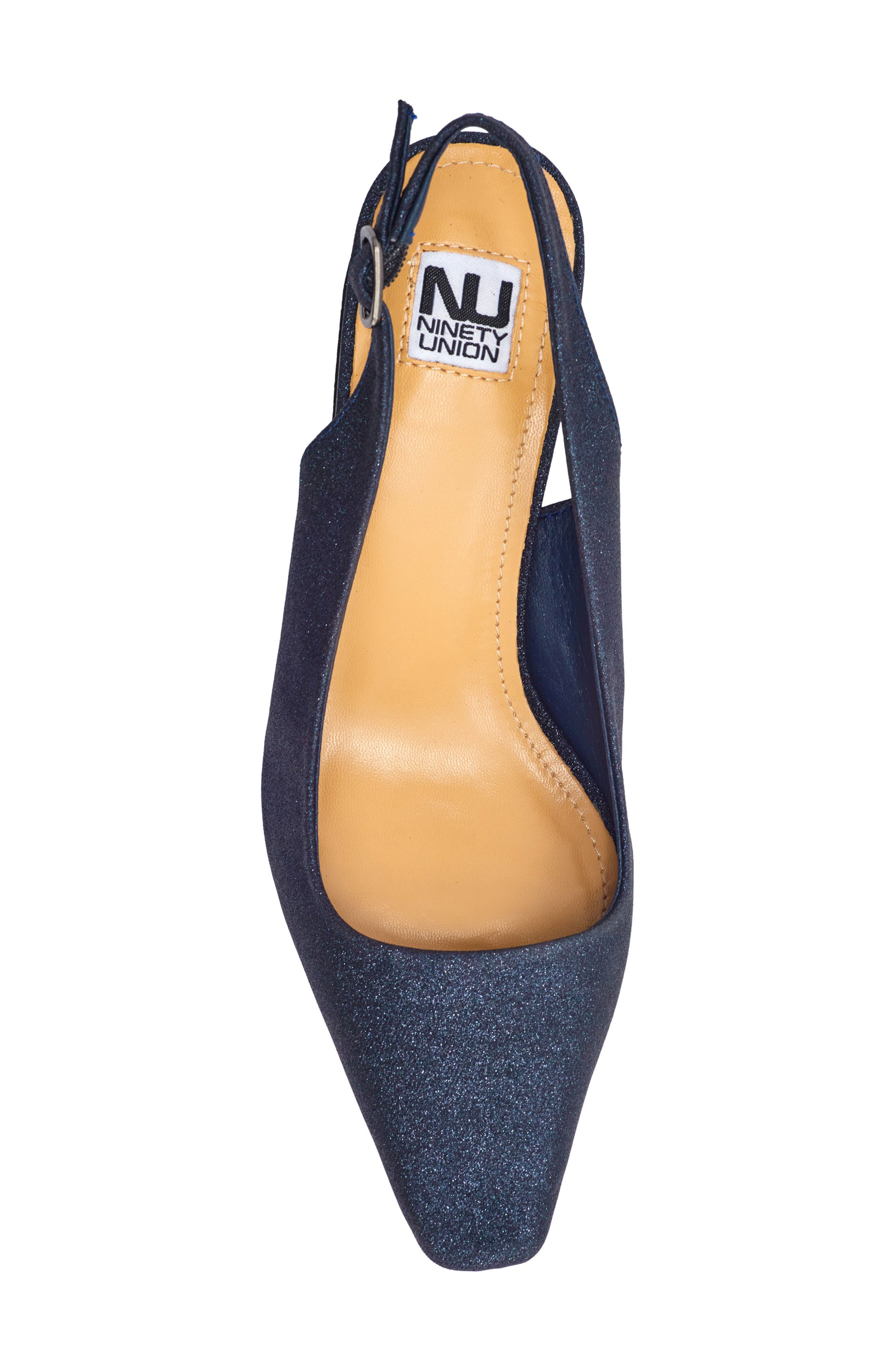 NINETY UNION Boca Slingback Pump, Alternate, color, Navy