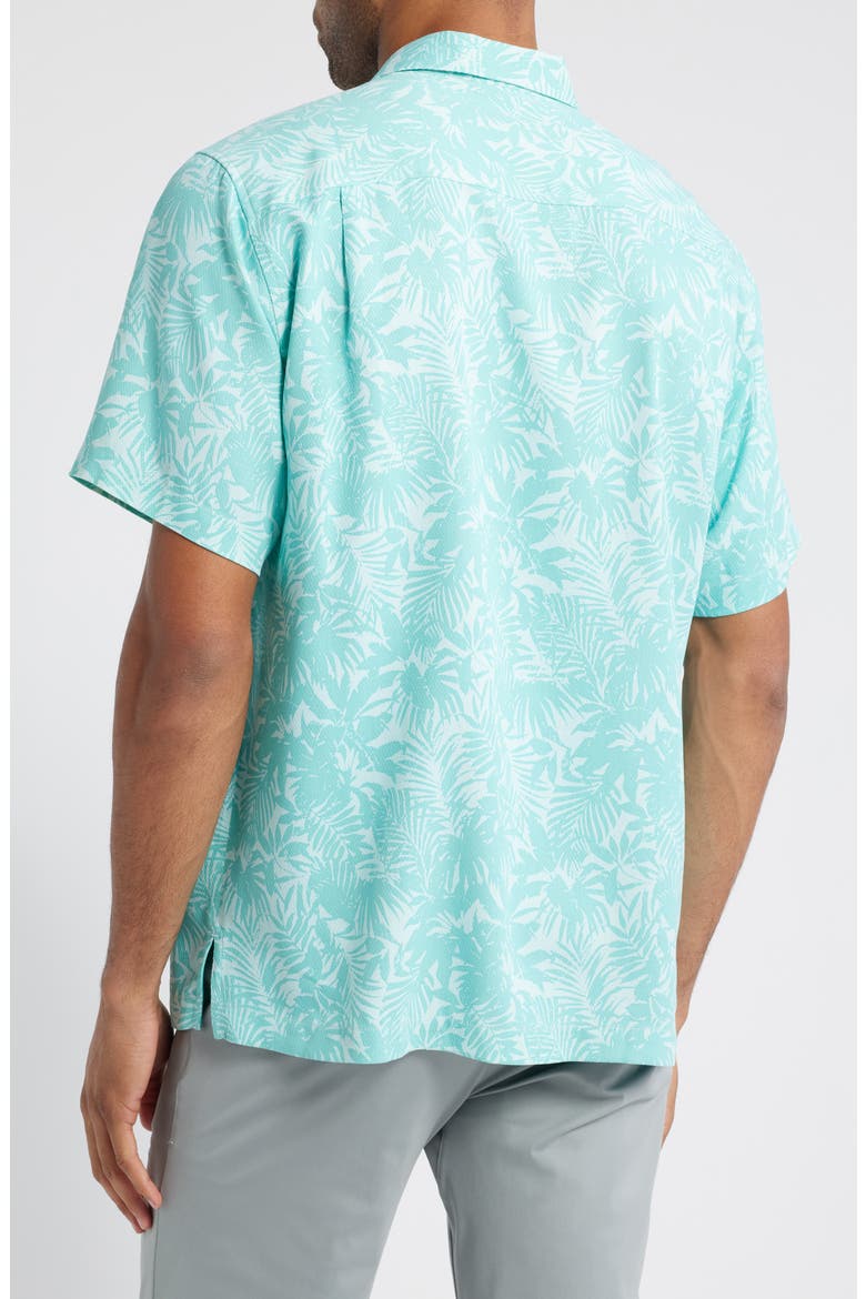 Palm Haven Silk Camp Shirt, Alternate, color, SEABROOK