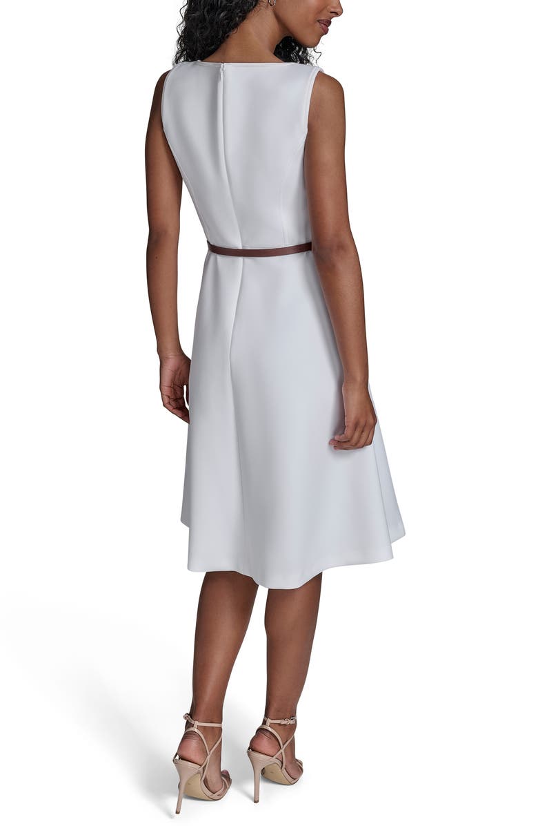Calvin Klein Sleeveless A-Line Dress, Alternate, color, 