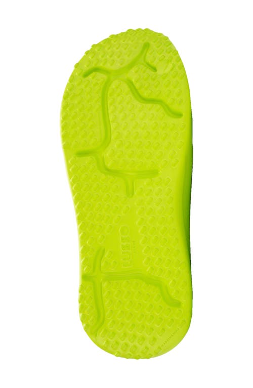 Lusso Cloud Scenario Perforated Clog In Volley Yellow