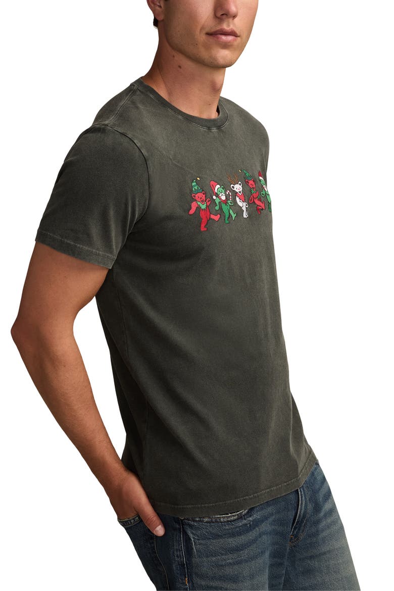 Grateful Dead Bears Cotton Graphic T-Shirt, Alternate, color, RAVEN