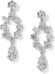 Nadri Beatrix Open Chandelier Earrings