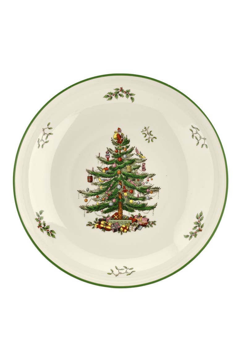 Christmas Tree Pasta Bowl, Main, color, GREEN
