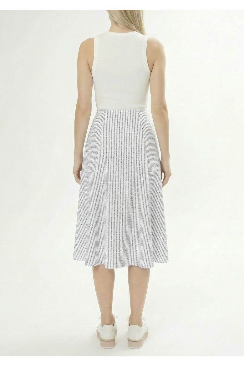 Tanya Dress, Alternate, color, Navy White