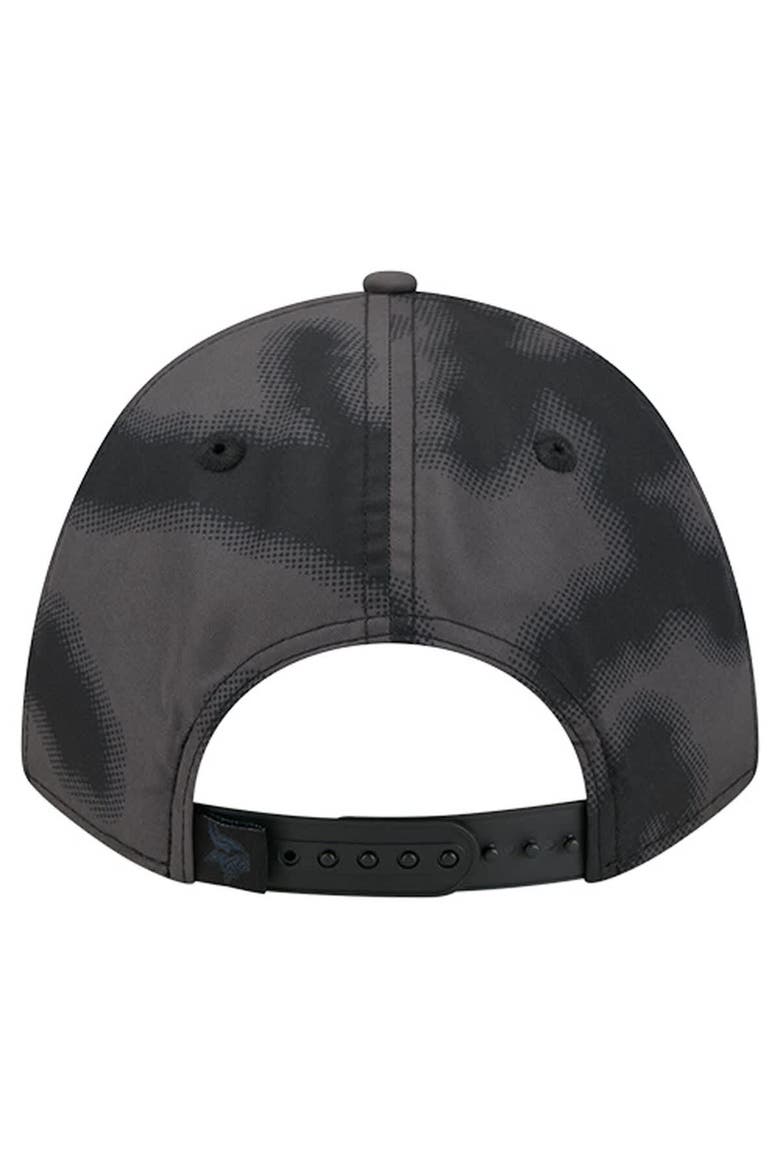 Men's New Era Gray Minnesota Vikings Halftone Camo 9FORTY Hat, Alternate, color, Gray