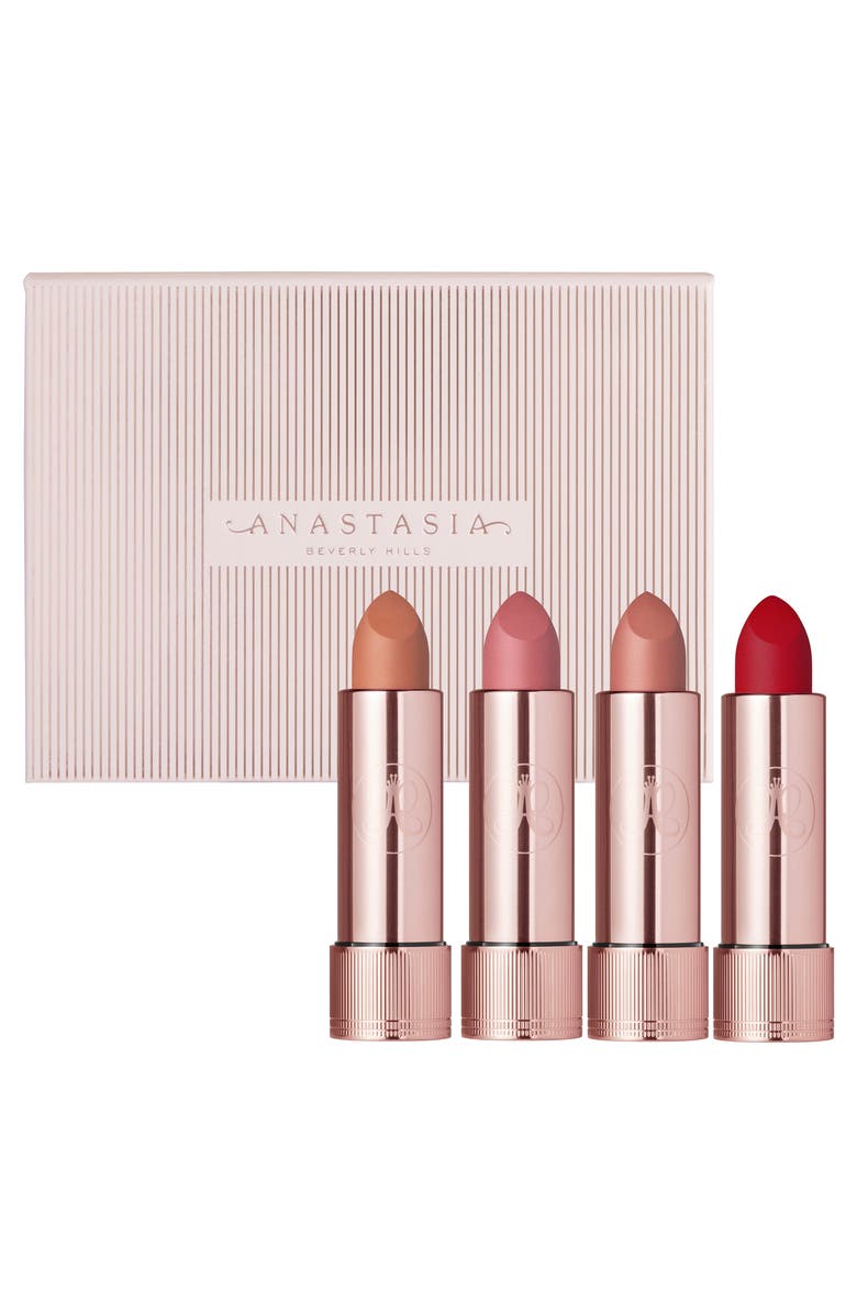 Anastasia Beverly Hills Deluxe Matte Lipstick Set $92 Value, Main, color, 