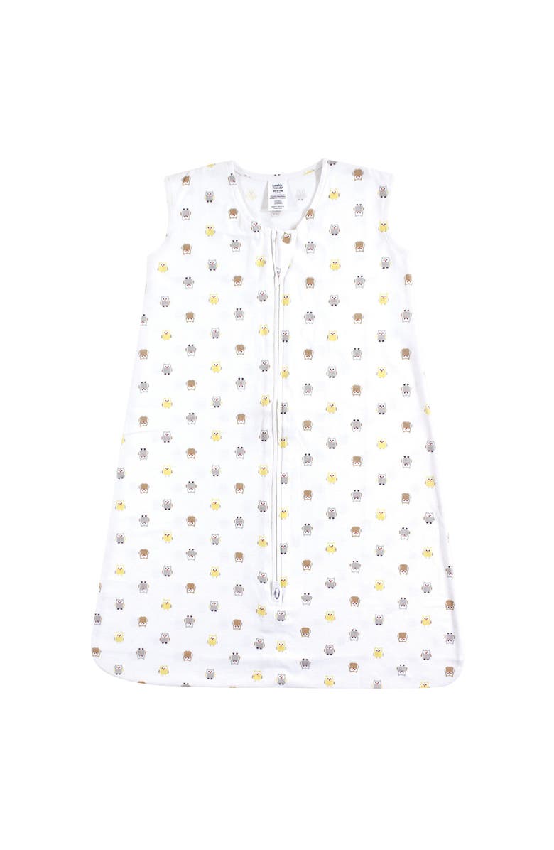 Luvable Friends Sleeveless Jersey Cotton Sleeping Bag, Sack, Blanket, Main, color, Owls Jersey
