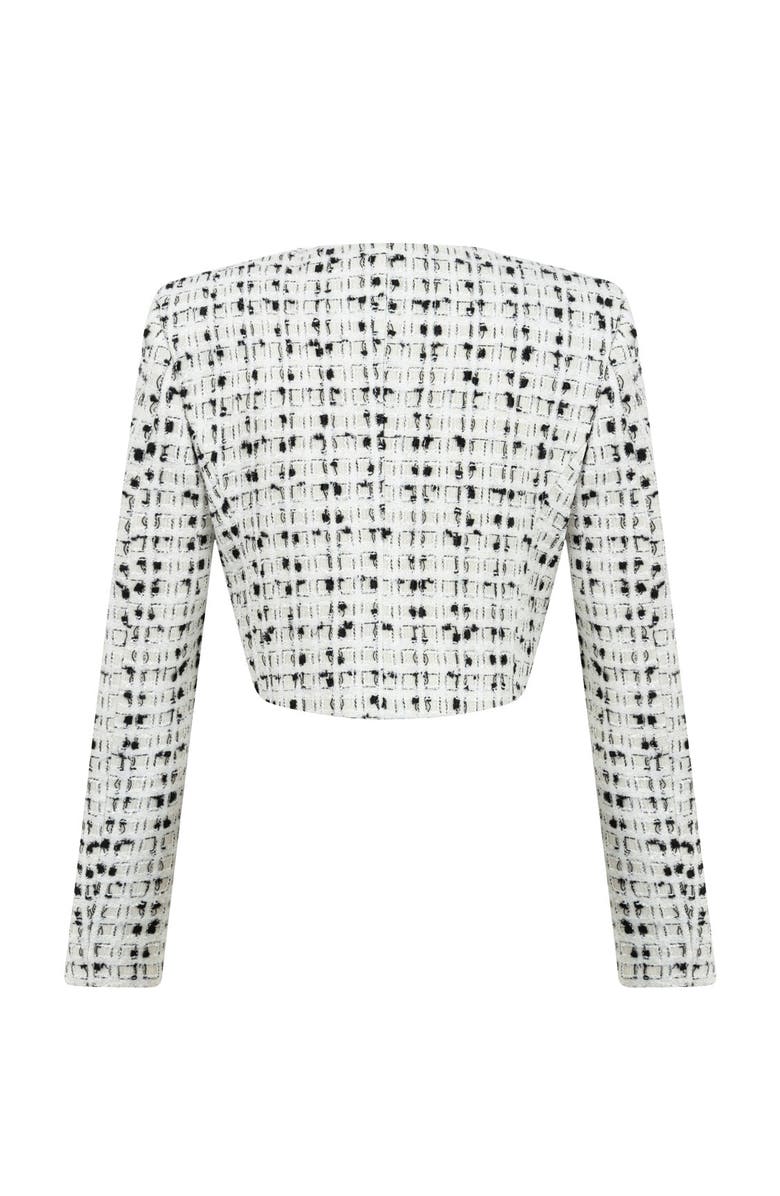 Nocturne Tweed Crop Jacket, Alternate, color, 