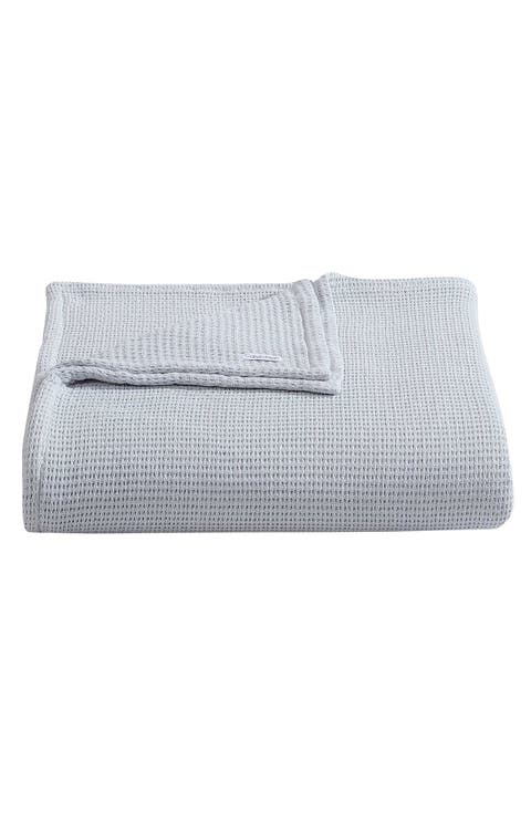 Cotton Honeycomb Weave Blanket