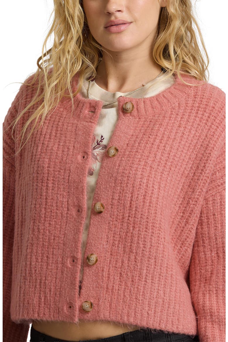 Holidazed Sunset Cardigan, Alternate, color, VINTAGE PINK