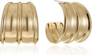 Ettika Fan Hoop Earrings