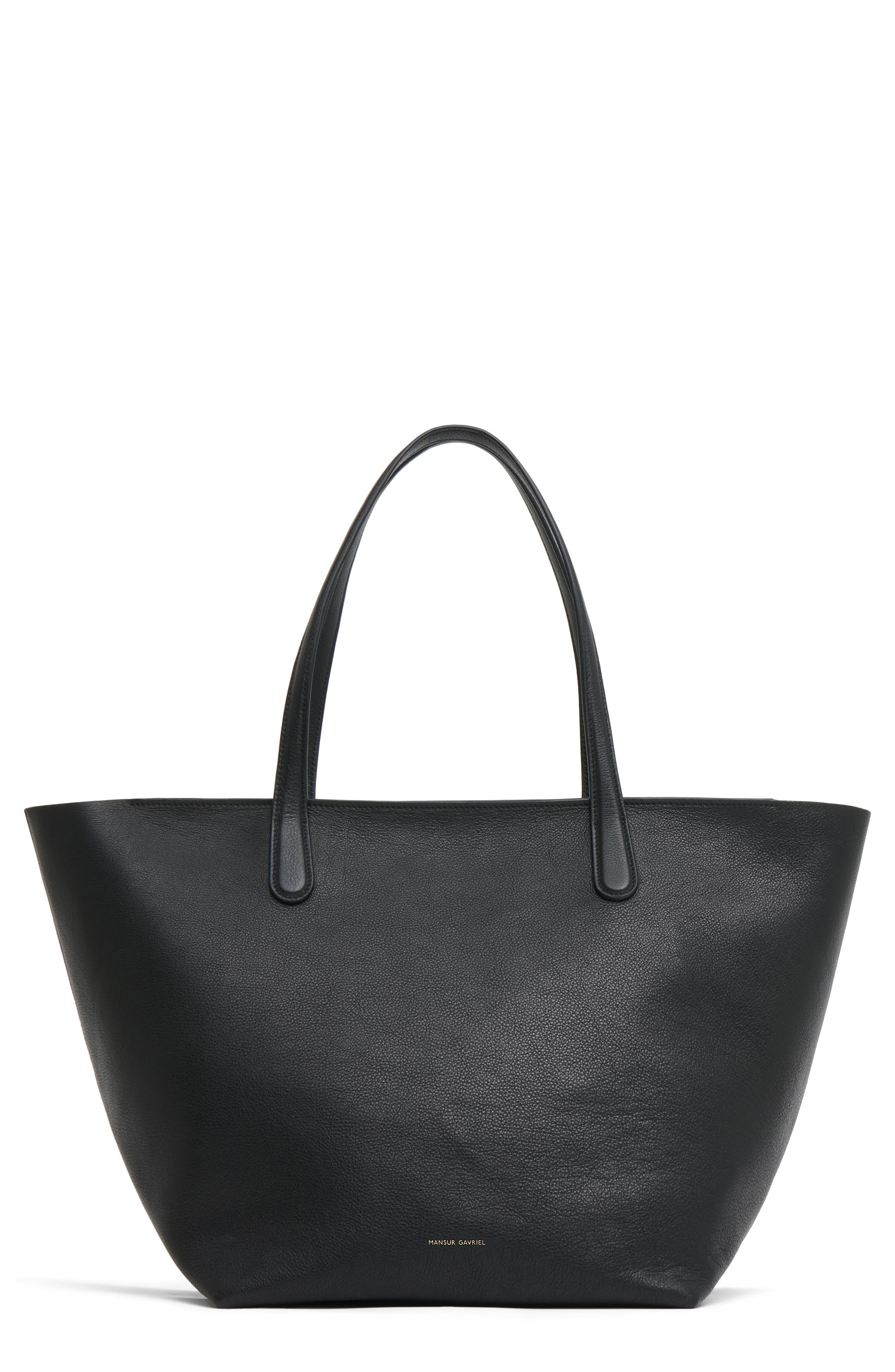 Mansur Gavriel Everyday Soft Leather Zip Tote, Main, color, 