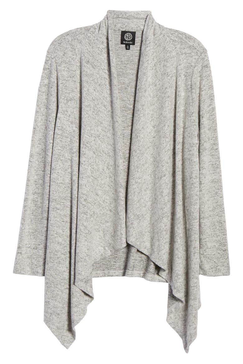Amie Waterfall Knit Cardigan, Alternate, color, H GREY