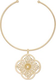 Ramy Brook Laya Medallion Collar Necklace
