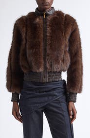 Zimmermann Valiant Faux Fur Jacket