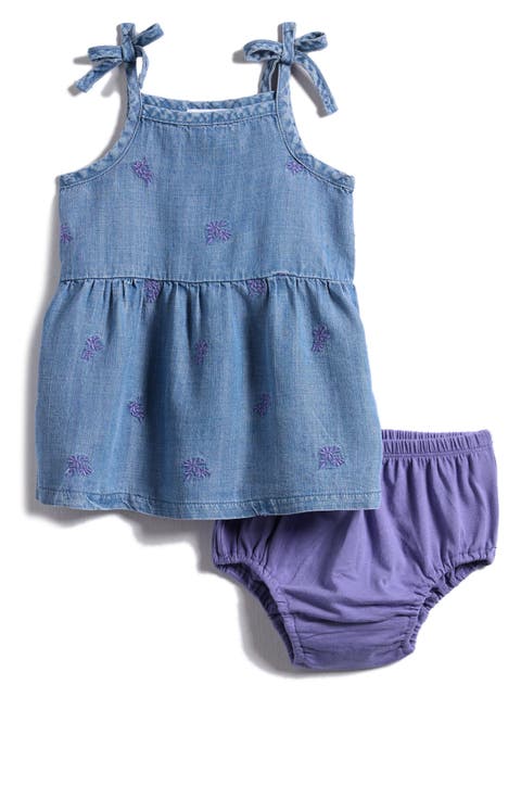 Tossed Flower Dress & Bloomers (Baby)