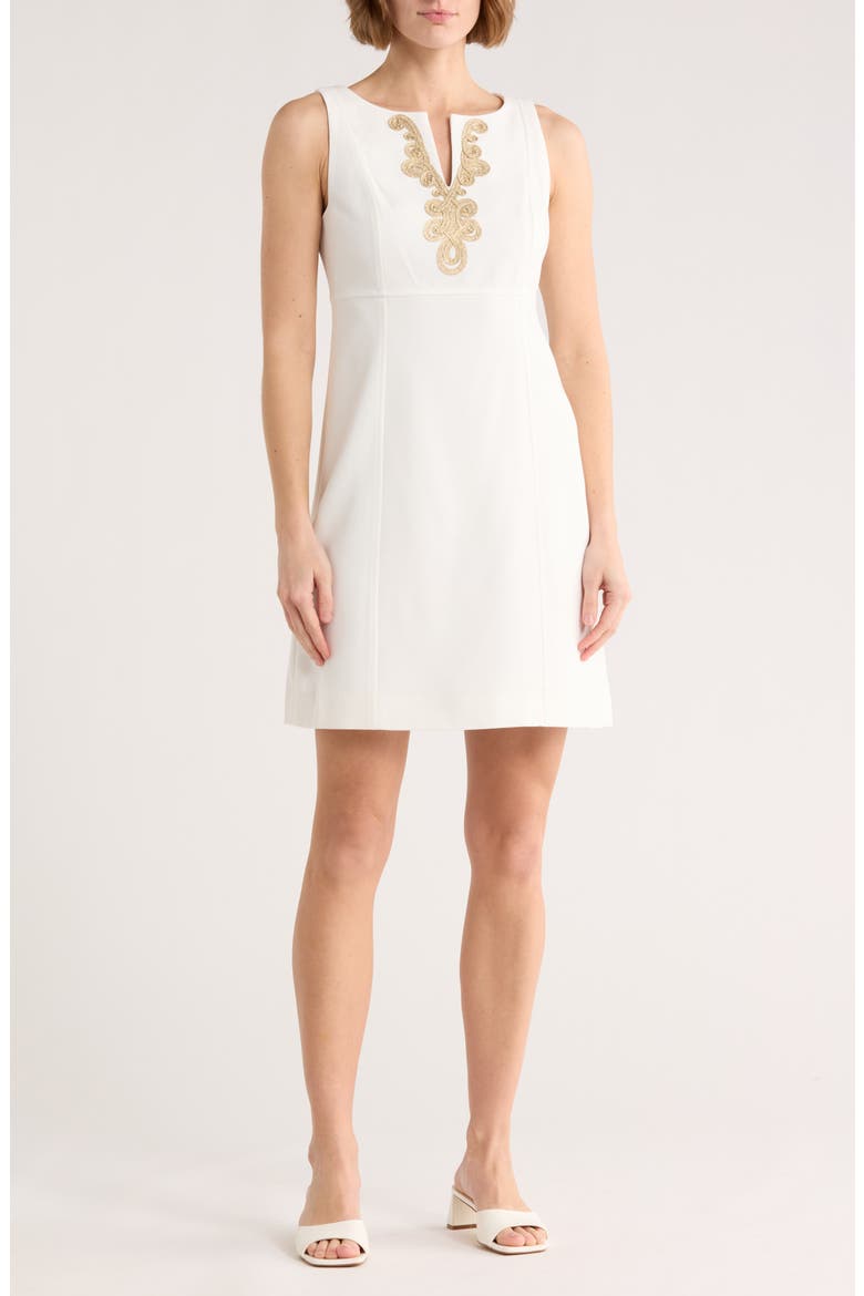 Trini Shift Dress, Main, color, RESORT WHITE