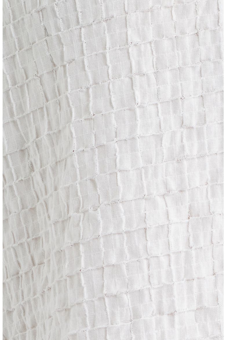 Texture Stretch Organic Cotton Camp Shirt, Alternate, color, WHITE
