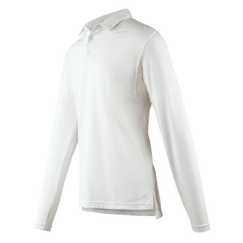 Uv Skinz Long Sleeve Performance Polo In White