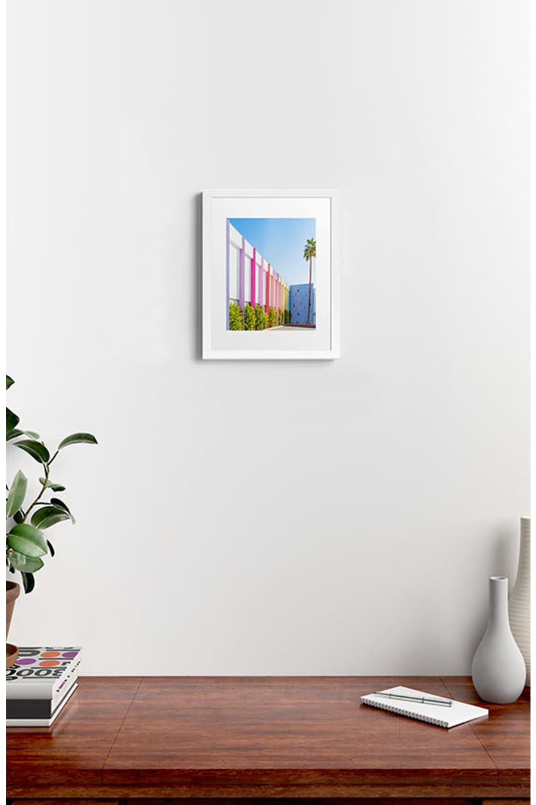 Hue Framed Art Print, Alternate, color, BLUE