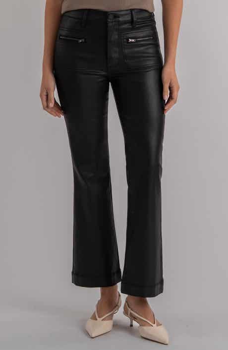 KUT from the Kloth Kelsey Crop Kick Flare Jeans