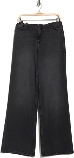 Wide Leg Pull-On Jeans