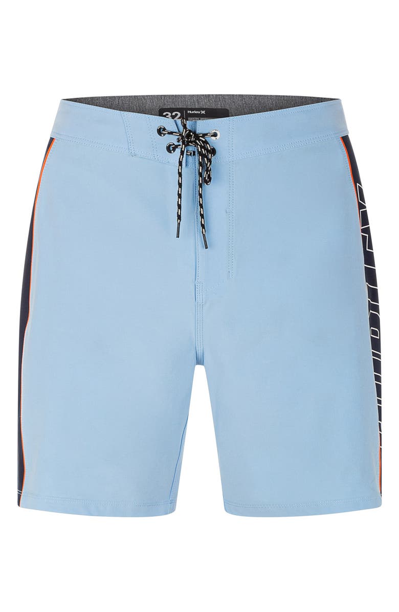 Hurley Phantom Fastlane Board Shorts, Alternate, color, Psychic Blue/ White