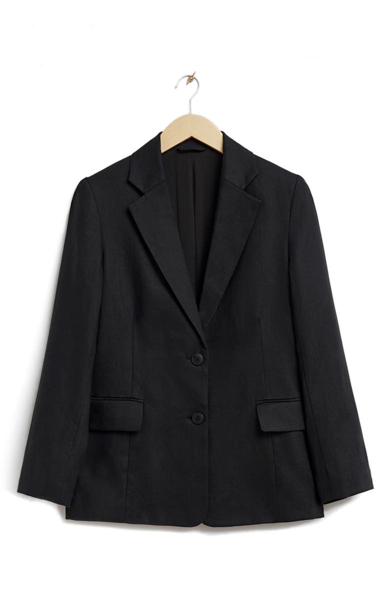 & Other Stories Linen Blazer, Alternate, color,