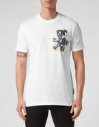 PHILIPP PLEIN T-Shirt Round Neck Ss Teddy Glass Men