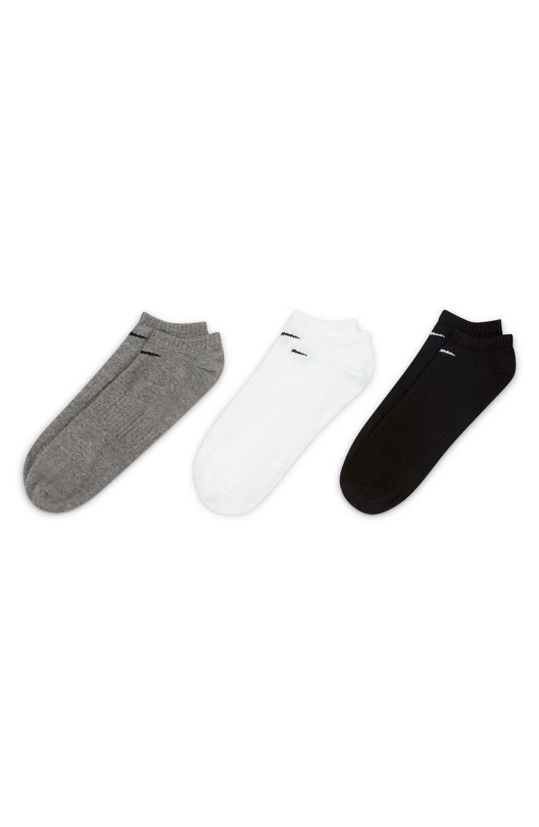 Nike Everyday Lightweight Training No-Show Socks - Pack of 3, Alternate, color, Multi-Color