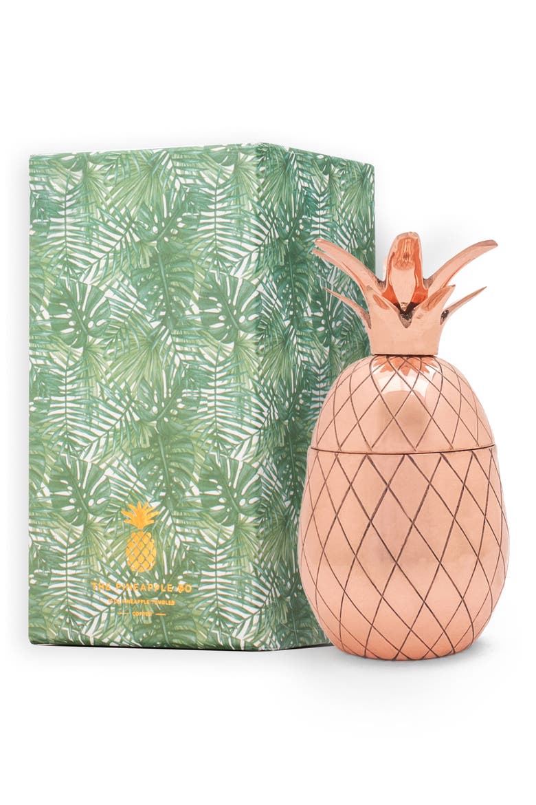 W&P DESIGN Pineapple Tumbler, Alternate, color, COPPER