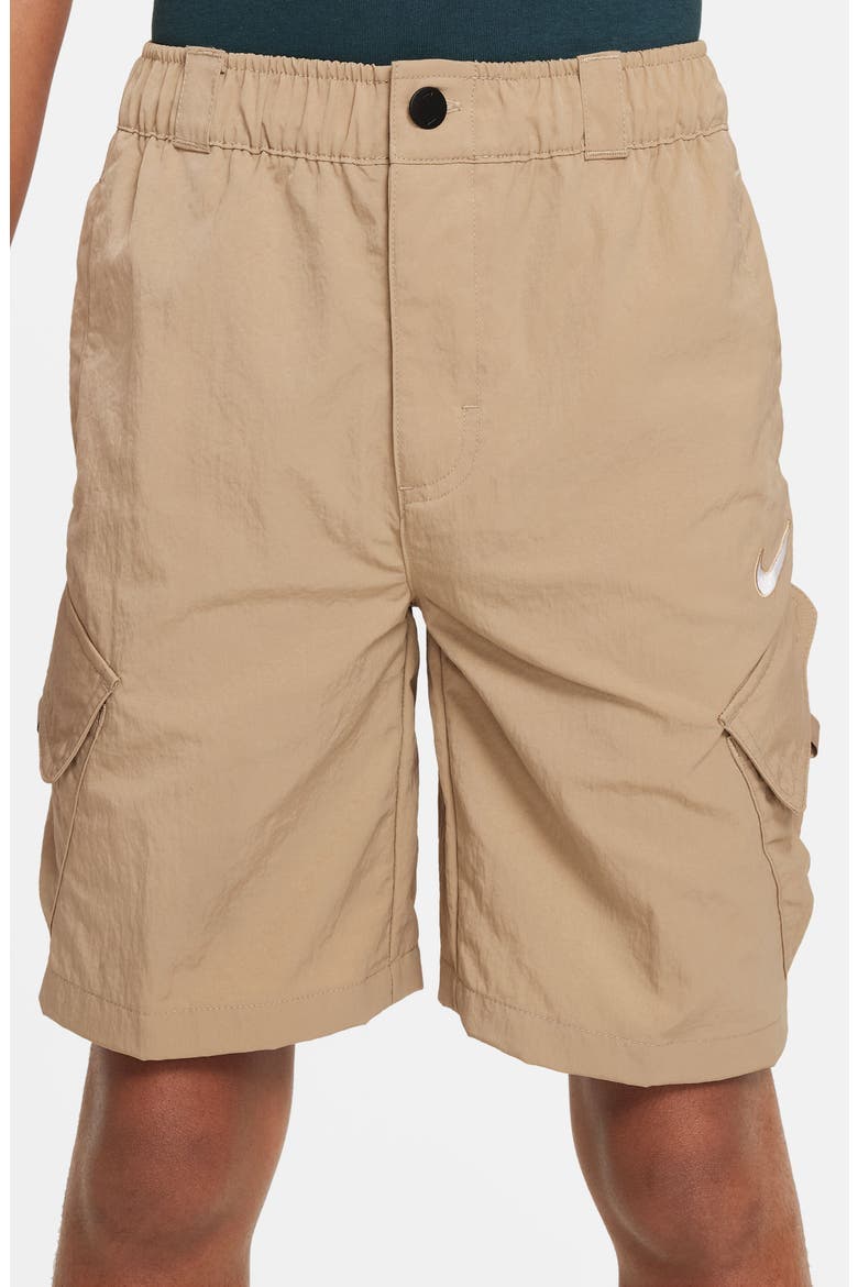 Kids' Outdoor Play Cargo Shorts, Alternate, color, KHAKI