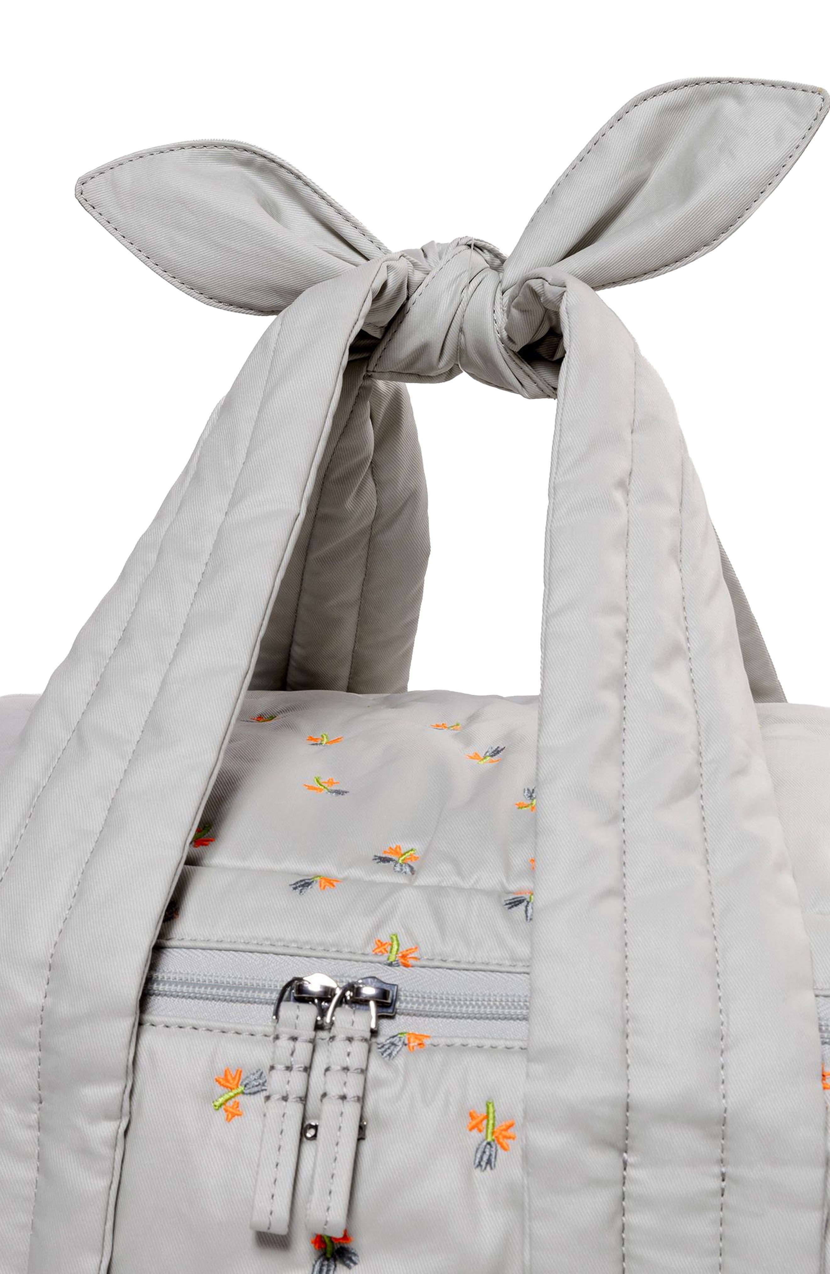 Caraa Water Repellent Organic Cotton Hospital Bag, Alternate, color, Dove - Blue