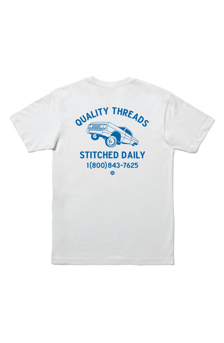 Stance Quality Threads Graphic T-Shirt, Alternate, color, White