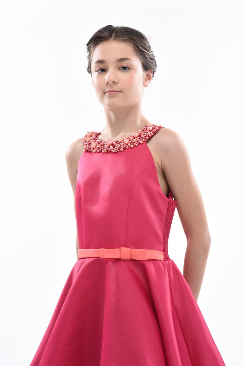 Cardona Dress, Alternate, color, Fuchsia