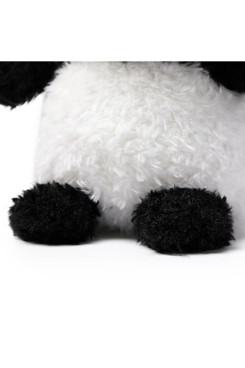 7 Inch Rock and Roll Panda Weighted Stuffed Animal, Alternate, color, Multicolored