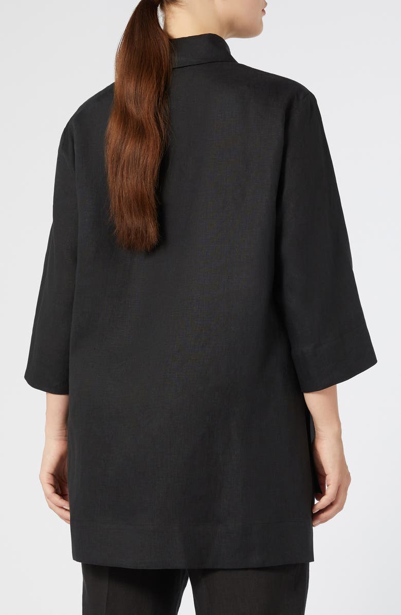 Marina Rinaldi Florida Linen Canvas Tunic, Alternate, color, 