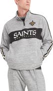 Tommy Hilfiger Men's Tommy Hilfiger Heathered Gray New Orleans Saints Mario Quarter-Zip Jacket