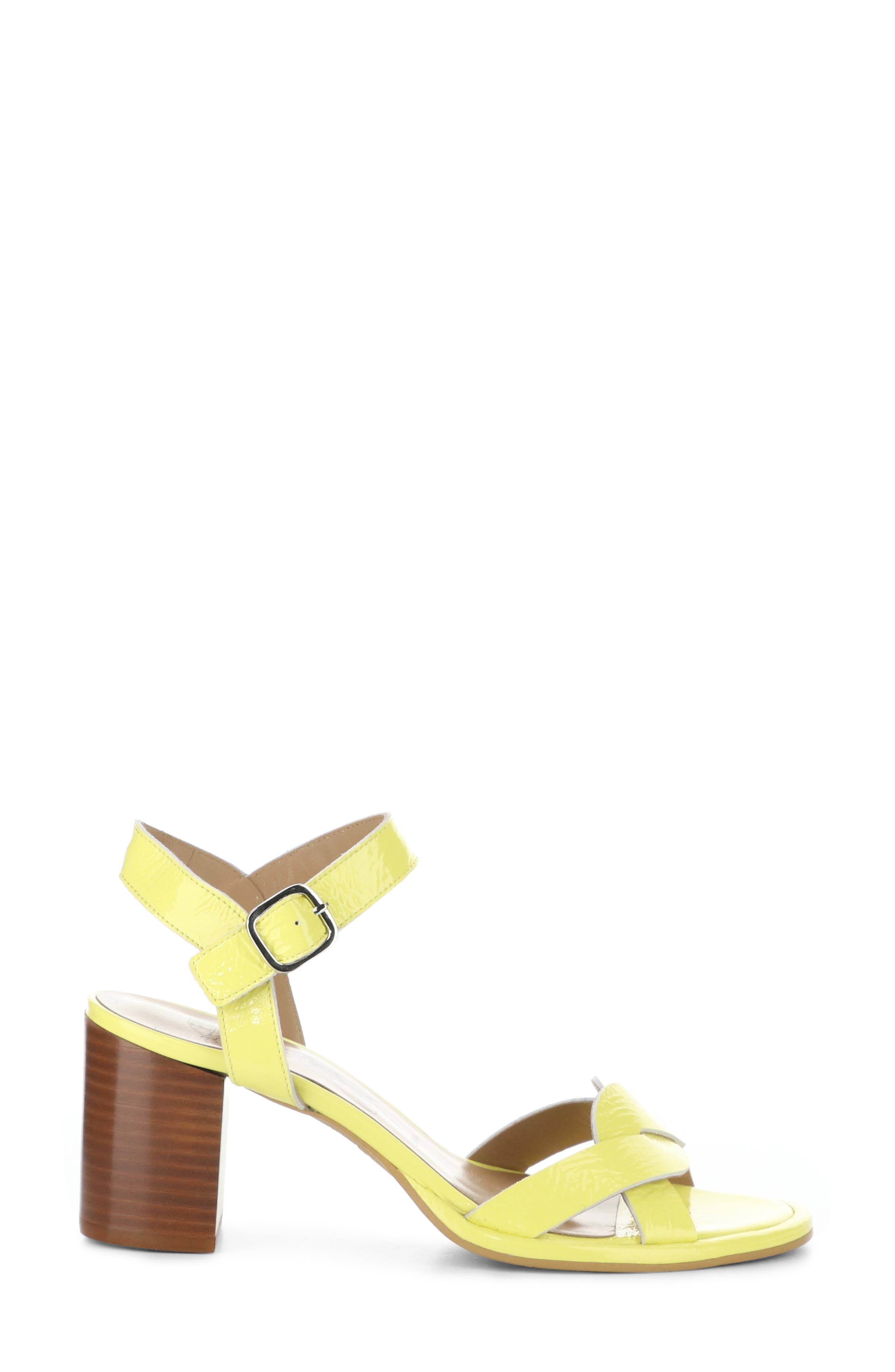 Fly London Moji Ankle Strap Sandal, Alternate, color, Lemon