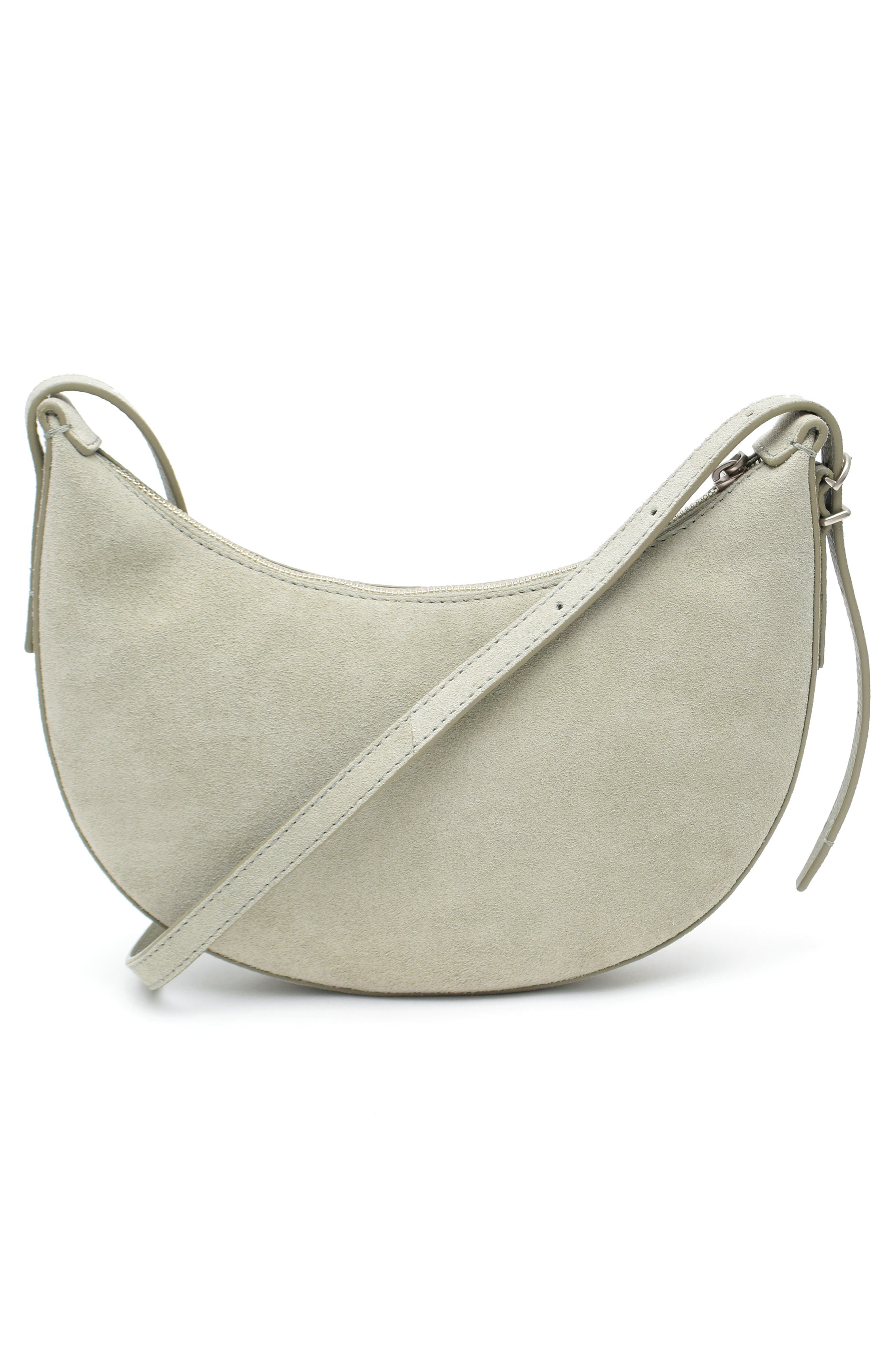 Thacker Silas Suede Crossbody Bag, Alternate, color, Sage