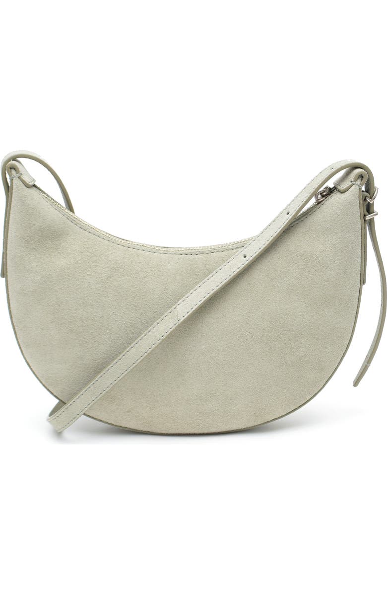 Thacker Silas Suede Crossbody Bag, Alternate, color, Sage