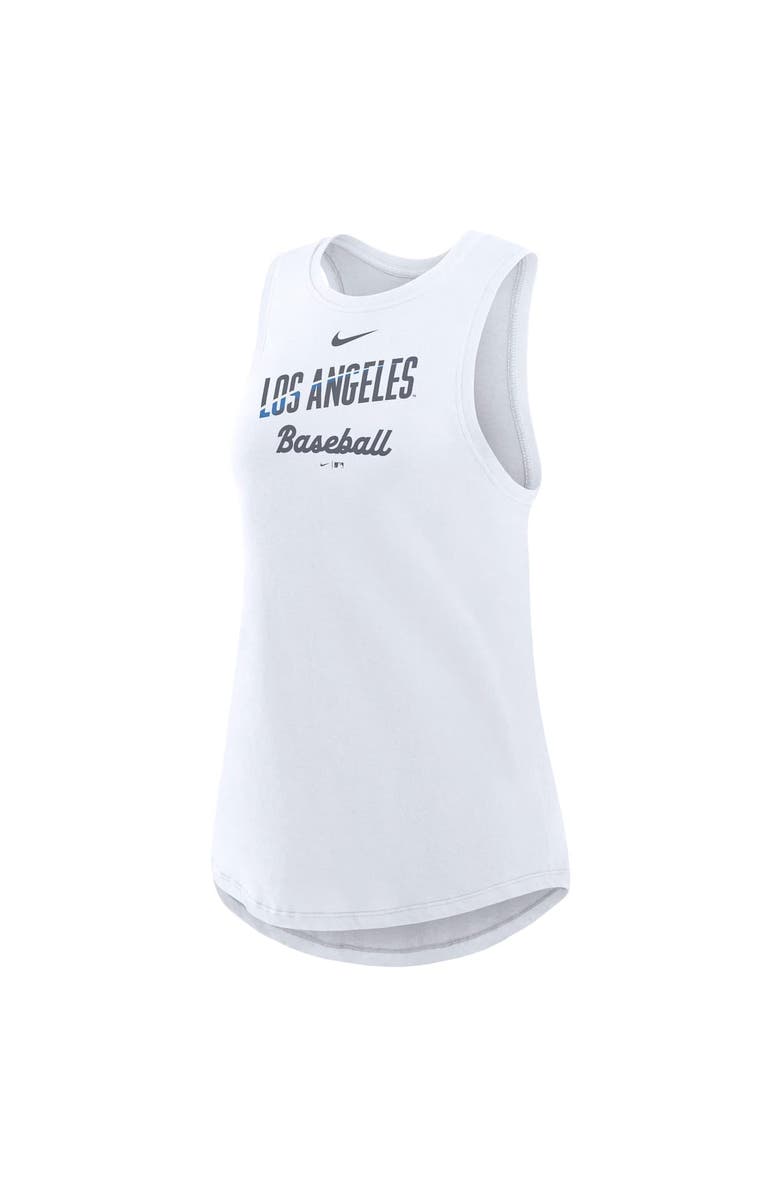 Nike Women's Nike White Los Angeles Dodgers City Connect Tricode High Neck Performance Tank Top, Alternate, color, White