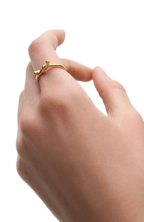 Pdpaola Twist Ring In Gold