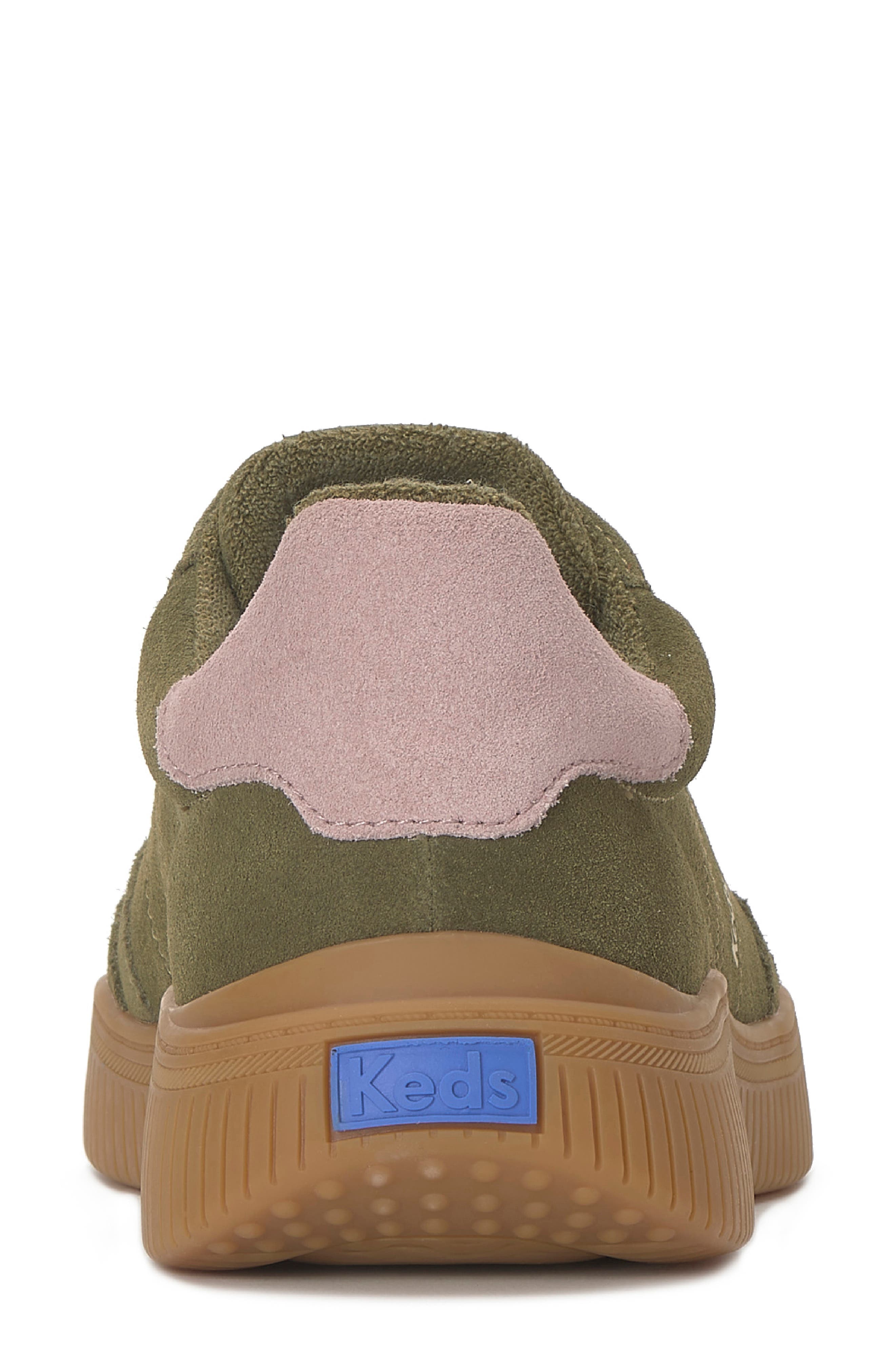 Keds<sup>®</sup> Contest Sneaker, Alternate, color, Olive/ Pink