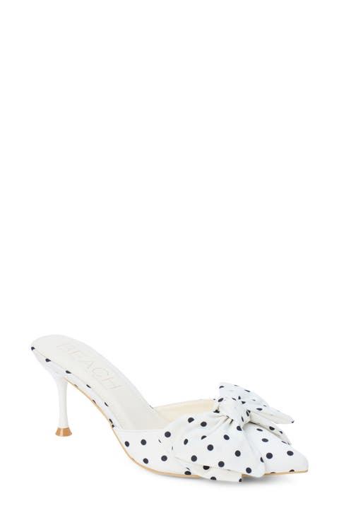 Goldie Bow Pointed Toe Mule