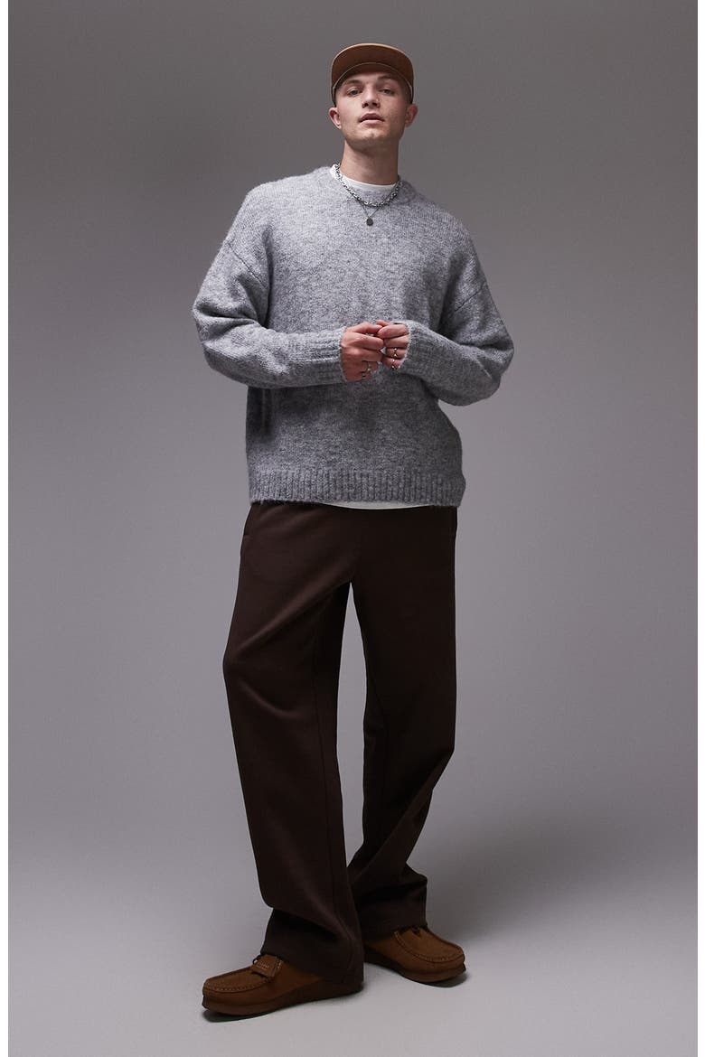 Relaxed Fit Sweater, Alternate, color, GREY