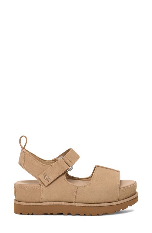 Ugg(r) Goldenstar Platform Sandal In Sand