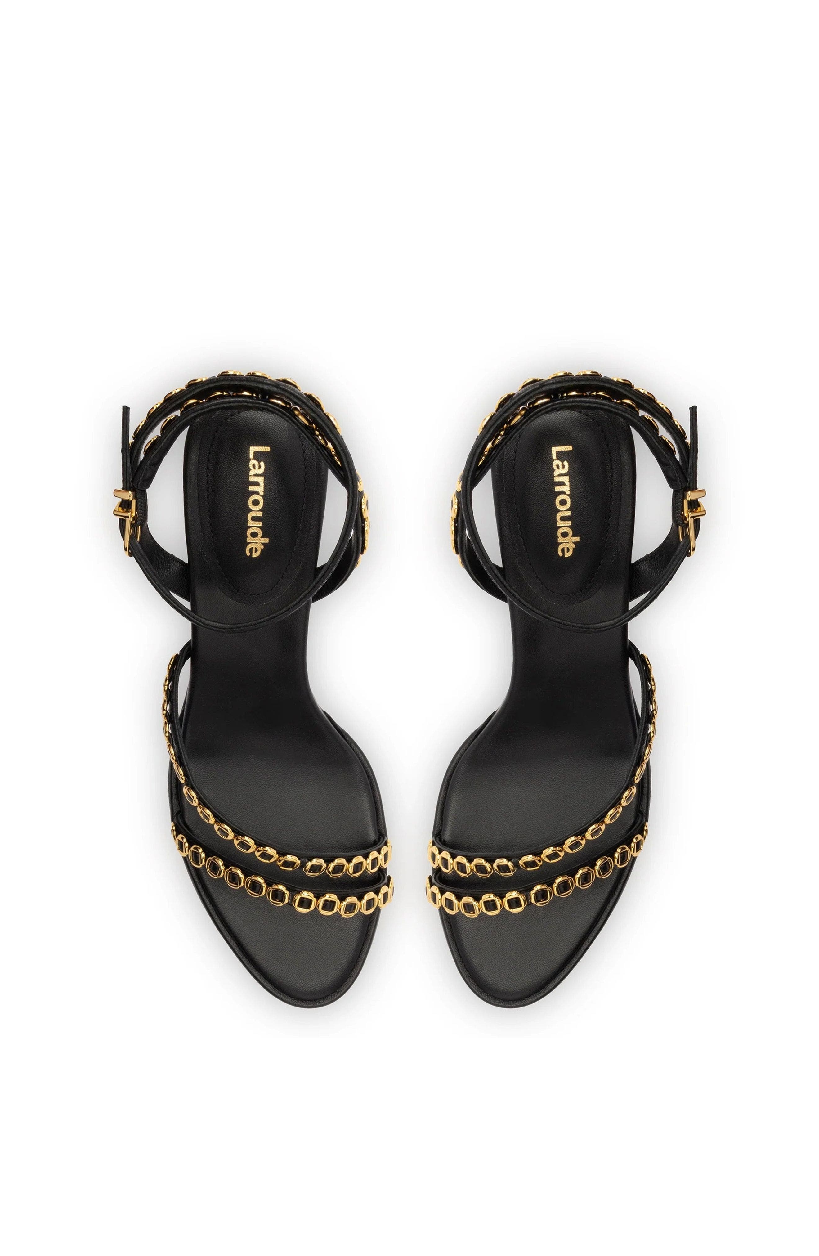 Larroudé Milanina Mini Sandal, Alternate, color, 