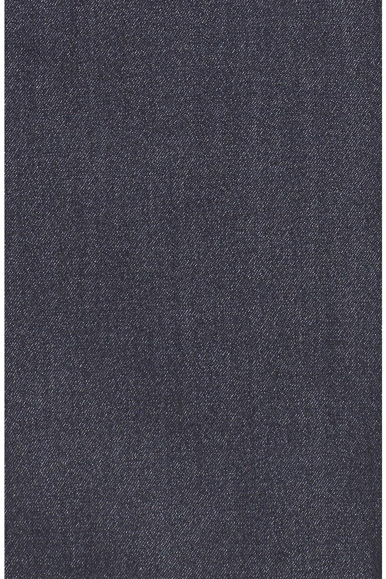 Denim Faux Wrap Miniskirt, Alternate, color, DARK INDIGO